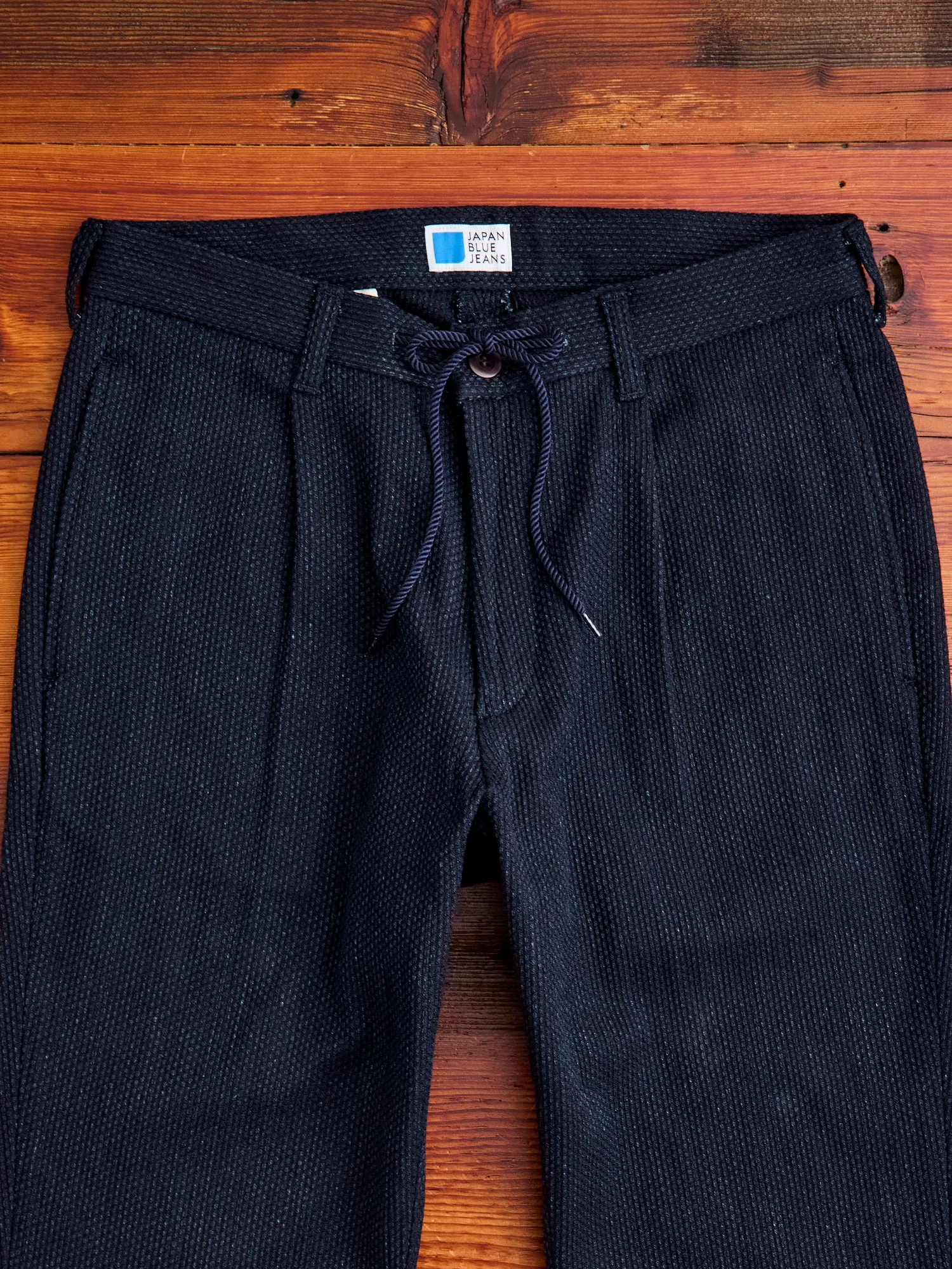 11oz Sashiko Easy Tapered Pants in Indigo