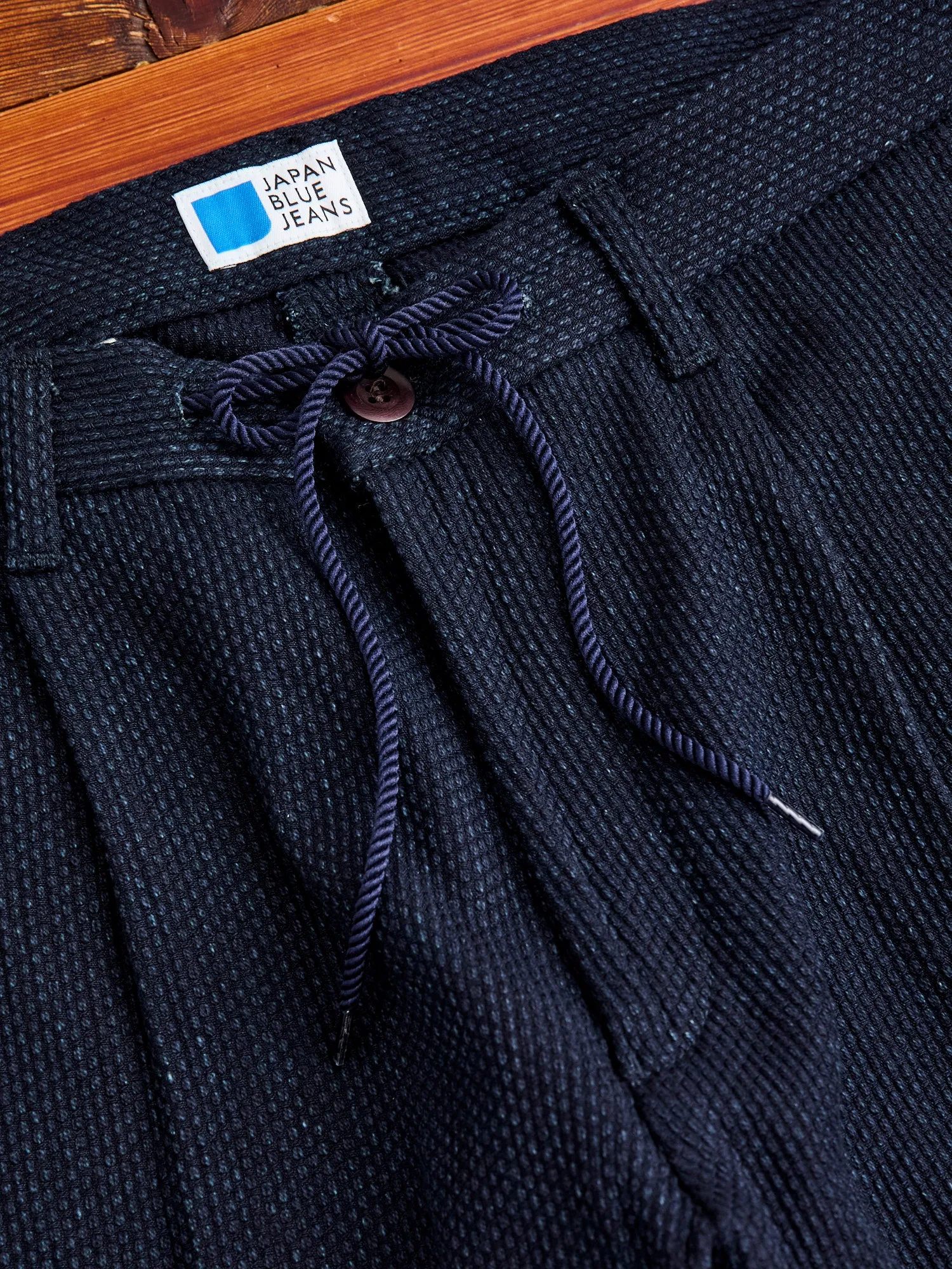 11oz Sashiko Easy Tapered Pants in Indigo