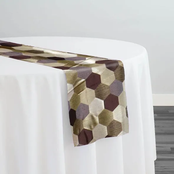 13pcs - Metro Jacquard (Reversible) Table Runner 12"x88" - Copper