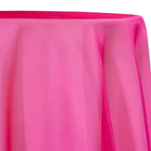 3pcs - Crystal Organza Table Linen 72"x72" Square - Fuchsia 917