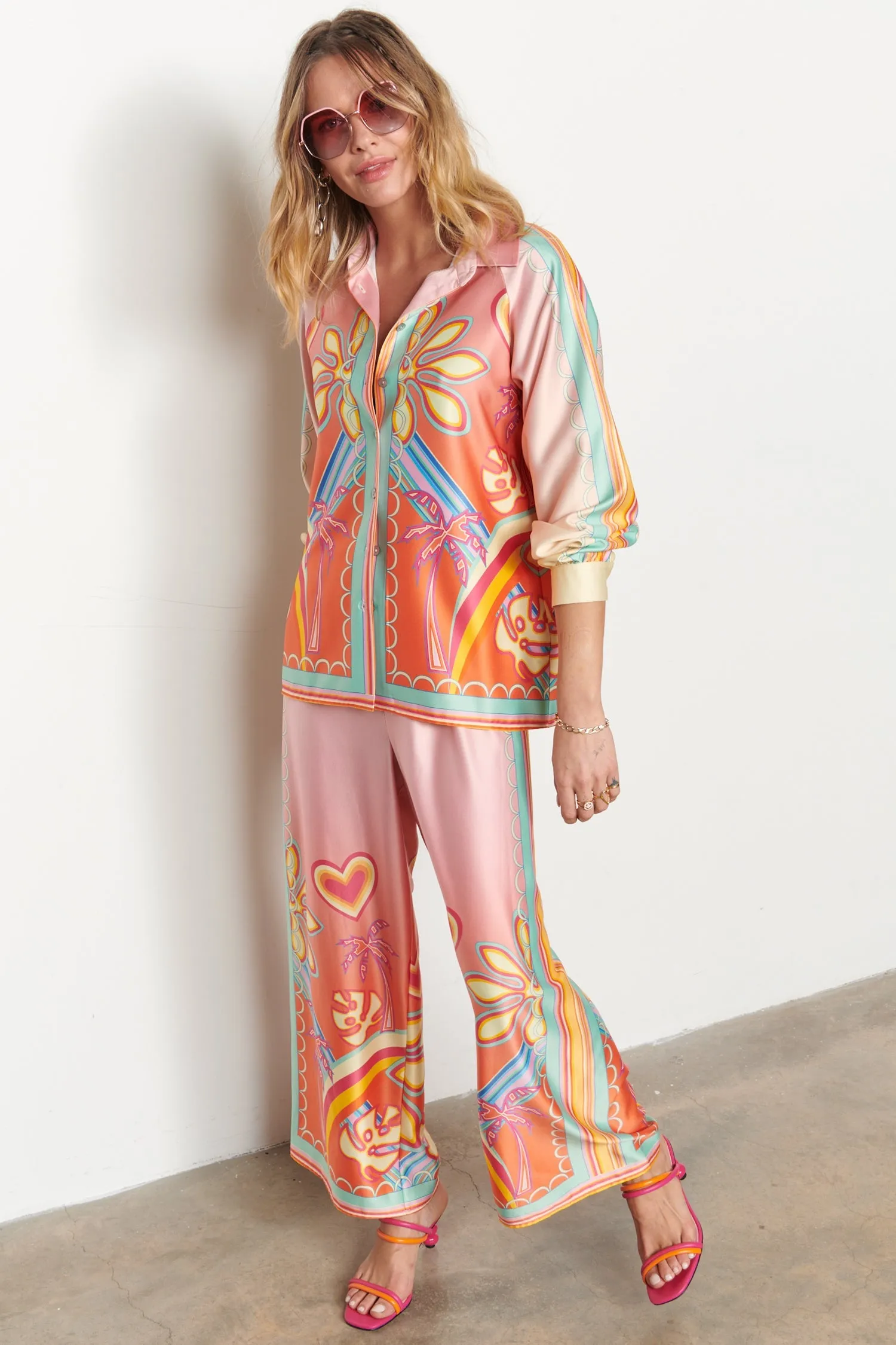 Amelie Wide Leg Trousers
