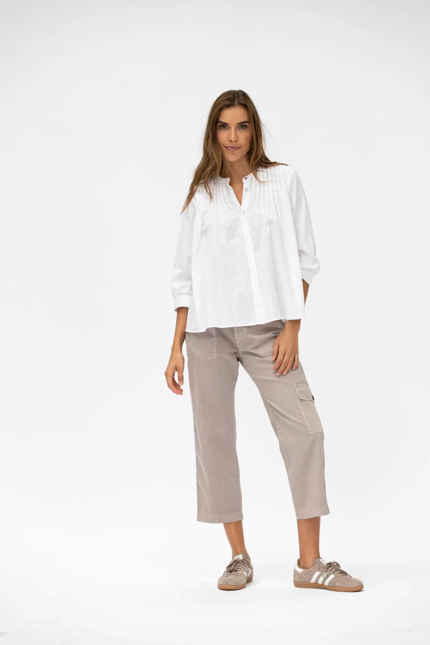 Aneke Crop Pants - Smoked Powder