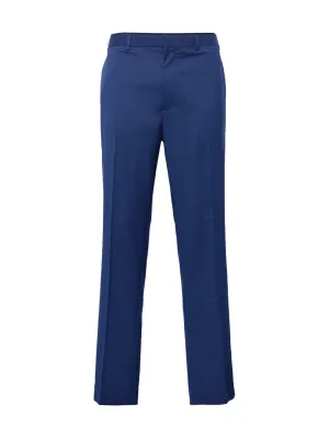 BURTON MENSWEAR LONDON Regular Pleated Pants, Cobalt Blue