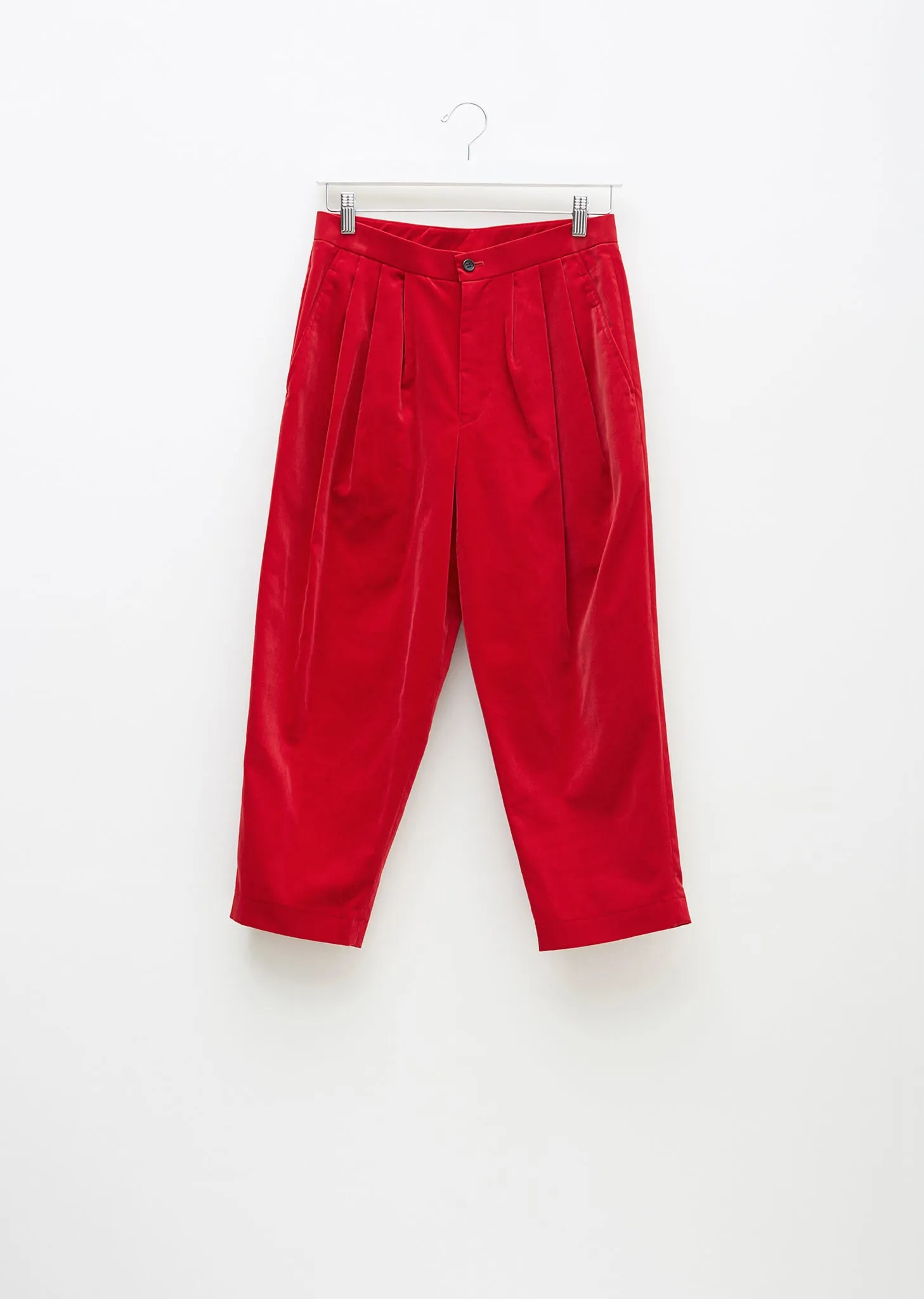 Cotton Velveteen Trousers