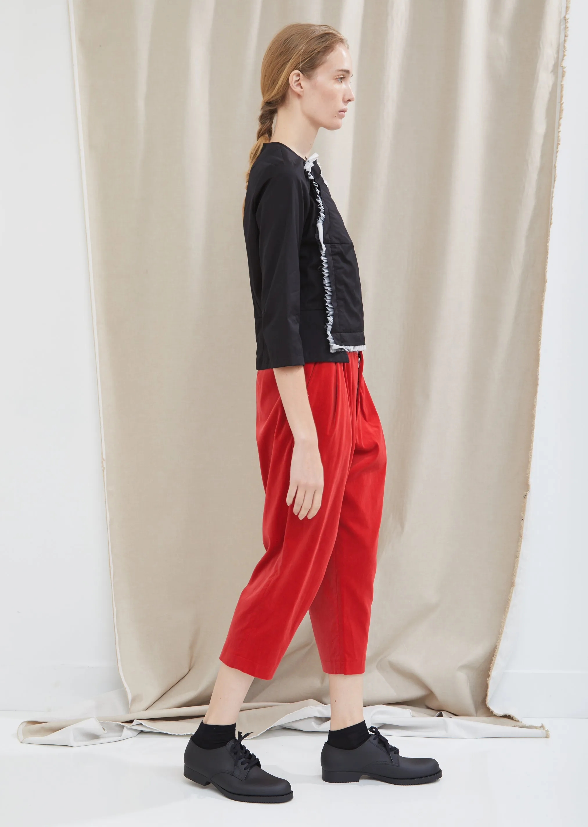 Cotton Velveteen Trousers
