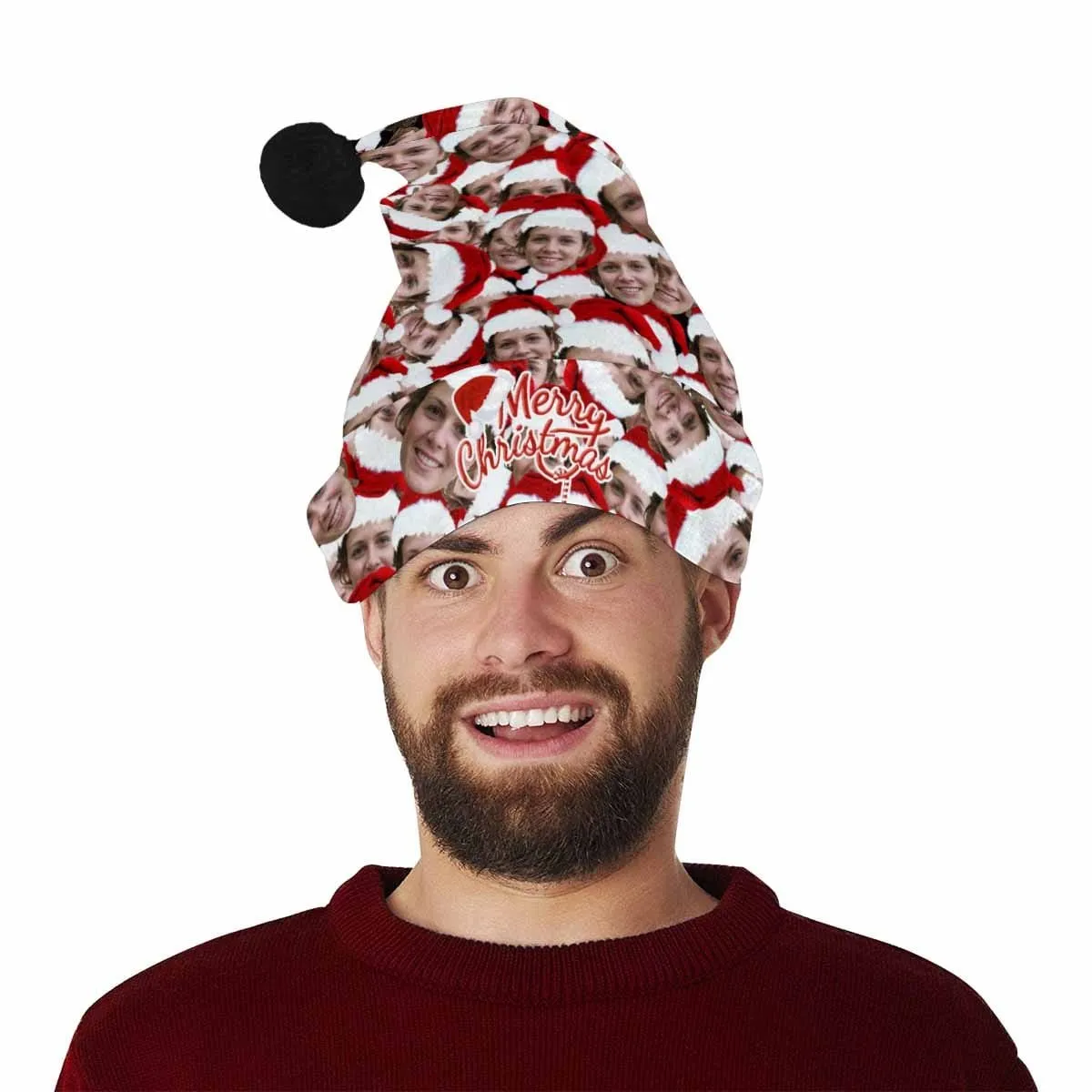 Custom Face Christmas For You Santa Hat