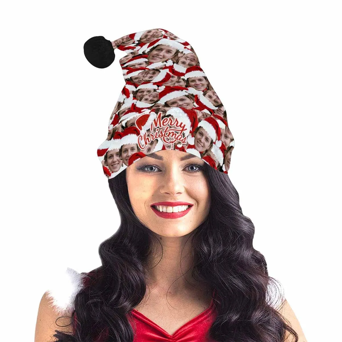 Custom Face Christmas For You Santa Hat