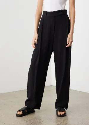 Deep Pleat Crepe Trousers