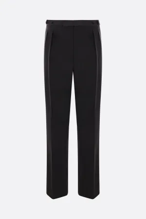 Double Pleated Mohair Wool Trousers