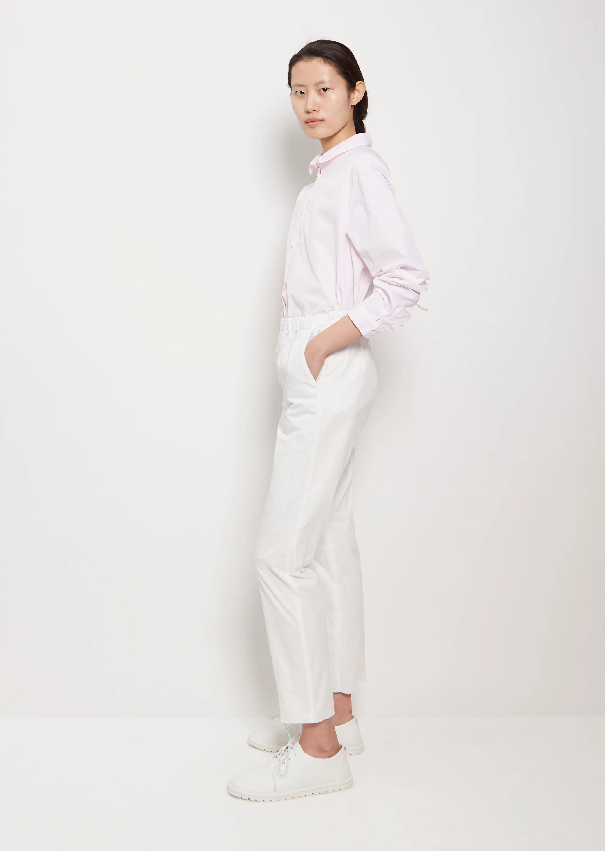 Easy Cotton Pants — White