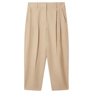 Iconic Cropped Pleated Trouser