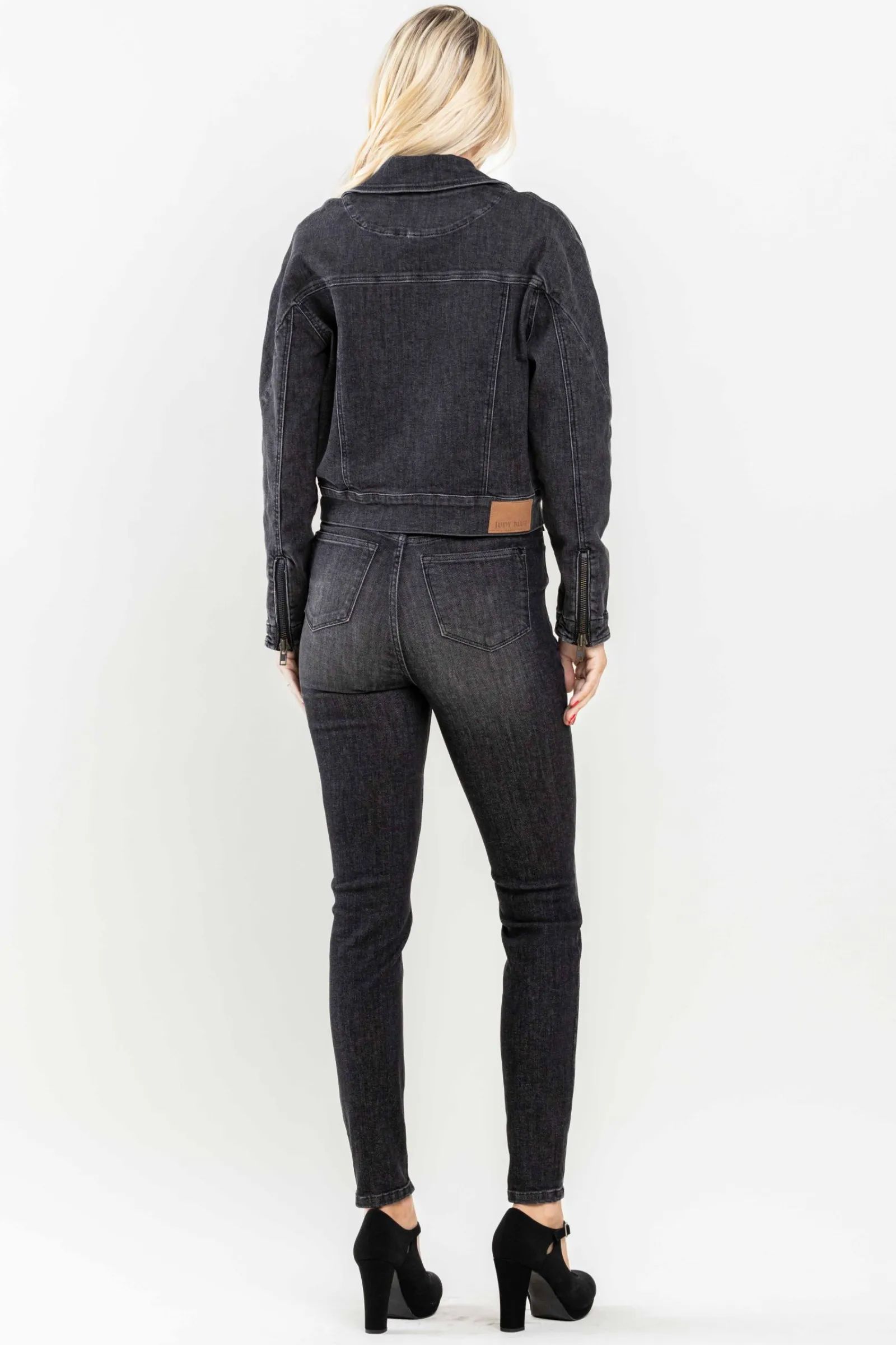 Judy Blue High Waist Tummy Control Black Wash Skinny