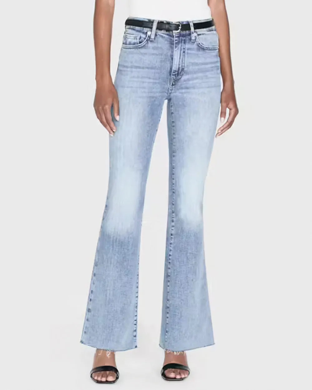 Le Easy Flare Fray Jean in Whimsy