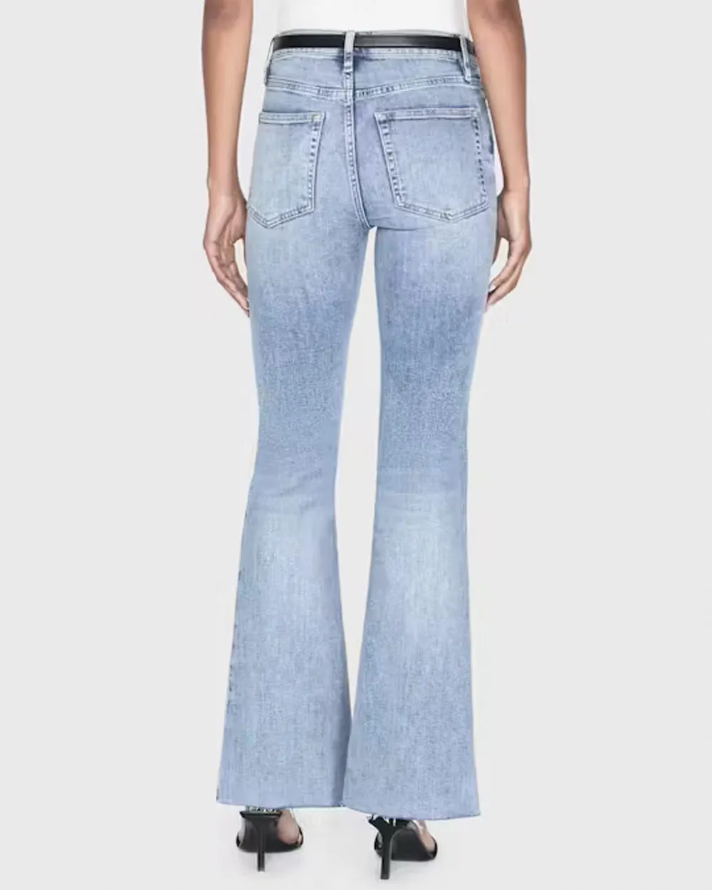 Le Easy Flare Fray Jean in Whimsy