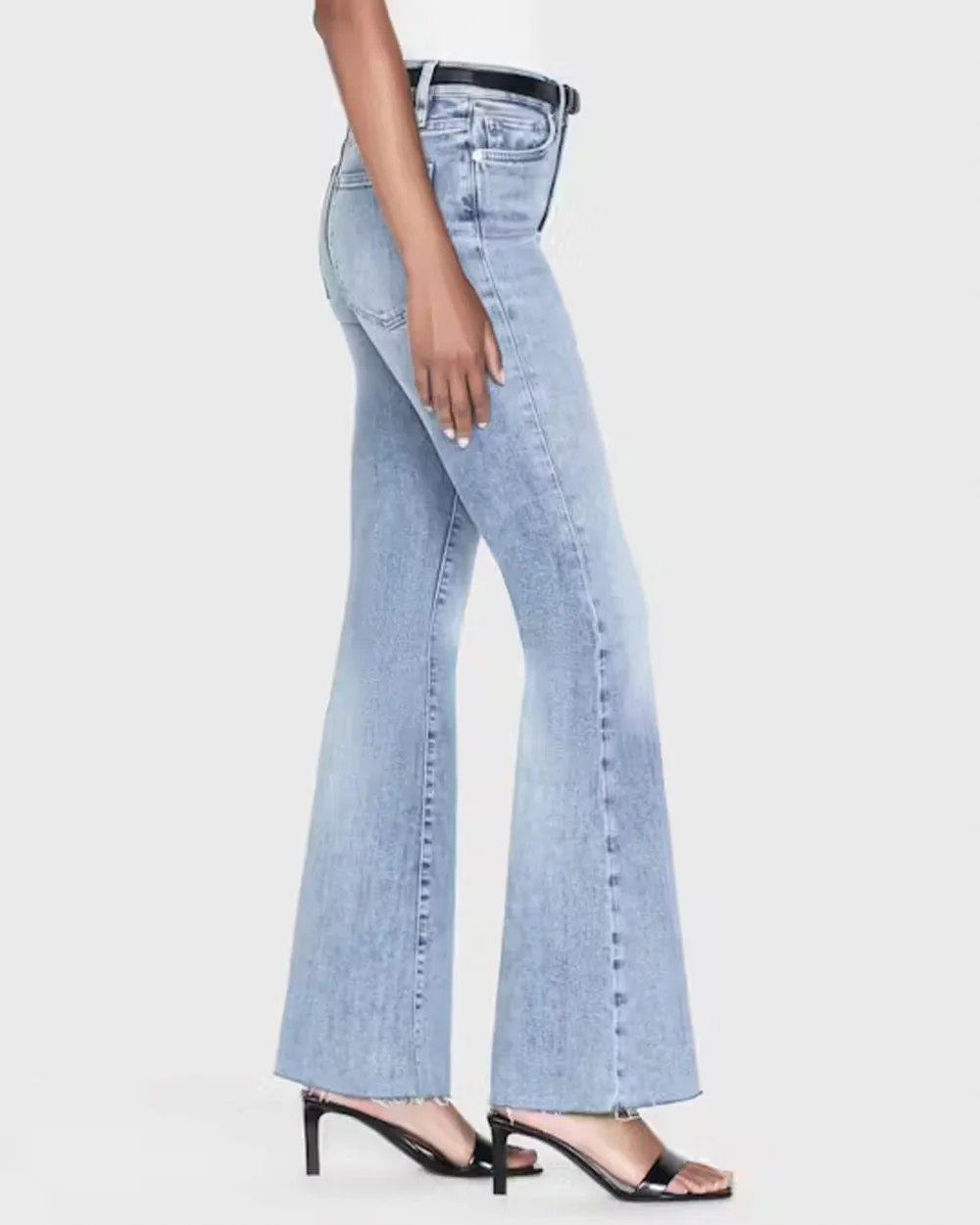 Le Easy Flare Fray Jean in Whimsy