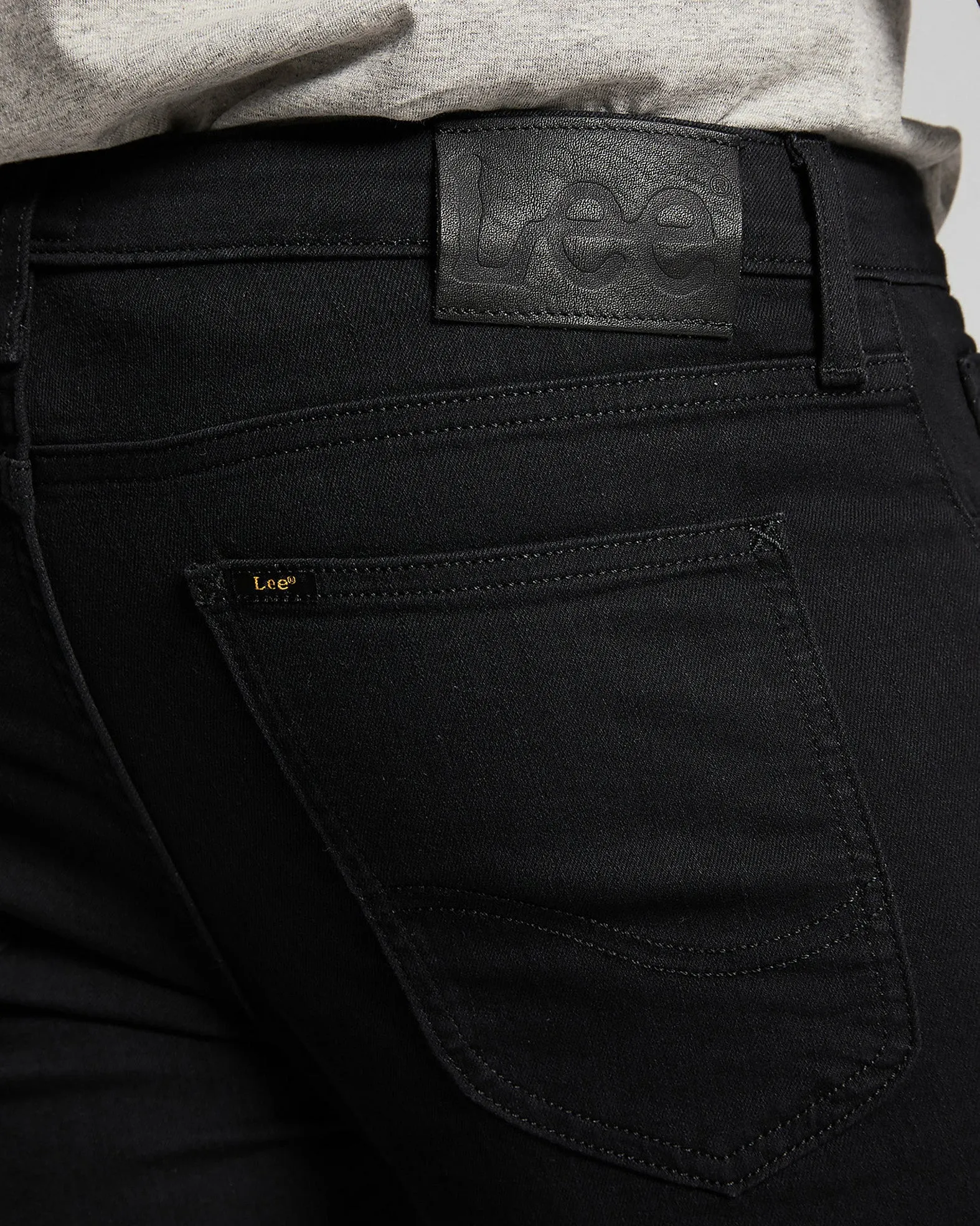 Lee Malone Skinny Fit Mens Jeans - Black Rinse