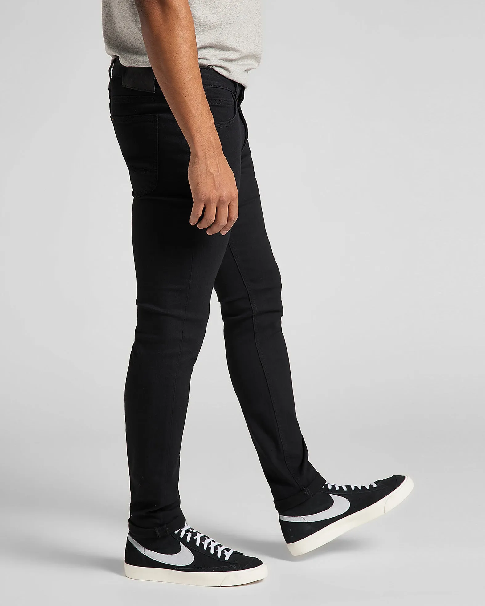 Lee Malone Skinny Fit Mens Jeans - Black Rinse