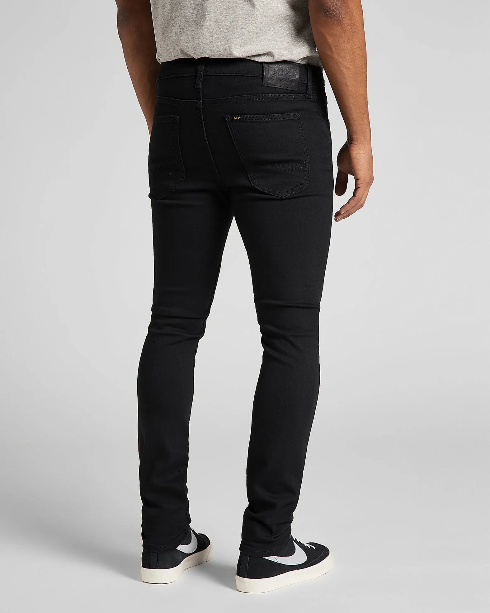 Lee Malone Skinny Fit Mens Jeans - Black Rinse
