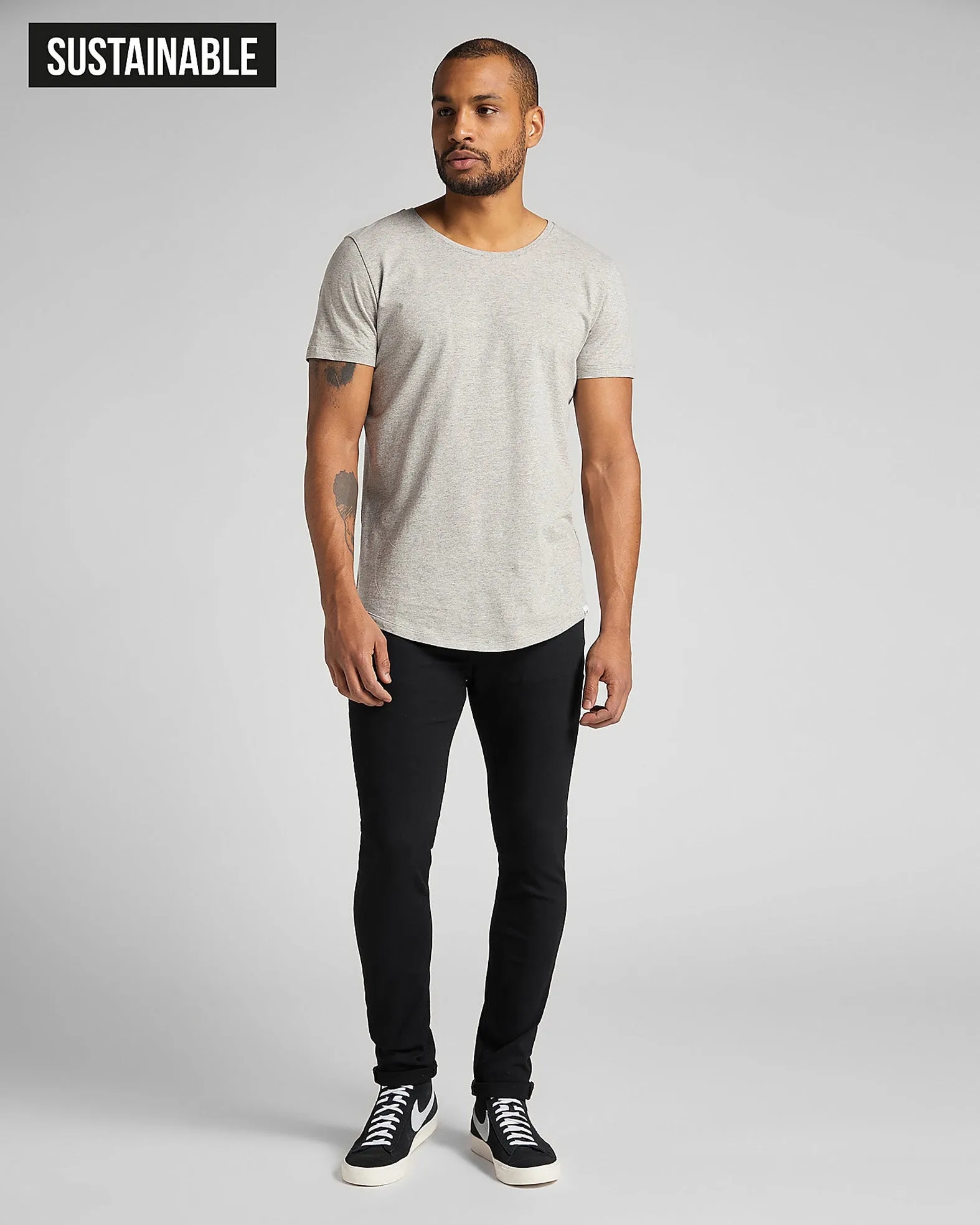 Lee Malone Skinny Fit Mens Jeans - Black Rinse