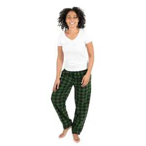Leveret Women's Checked Fleece Pants Leveret