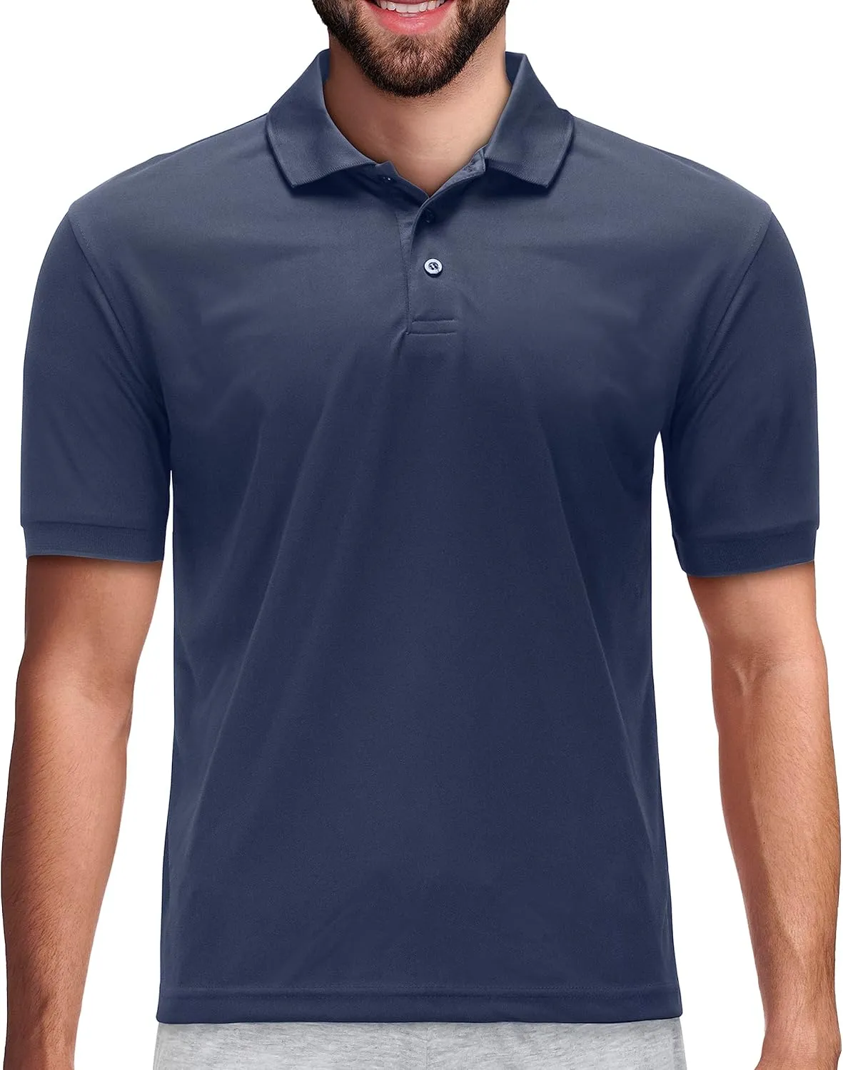 Premium Wear Men's High Moisture Wicking Polo T Shirts