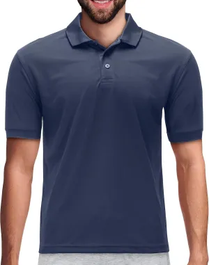 Premium Wear Men's High Moisture Wicking Polo T Shirts