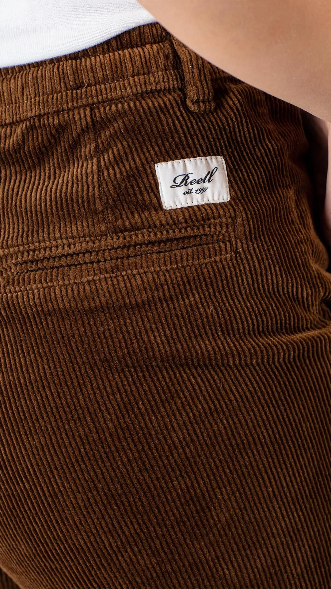 Reflex Women Loose Chino Corduroy - Brown