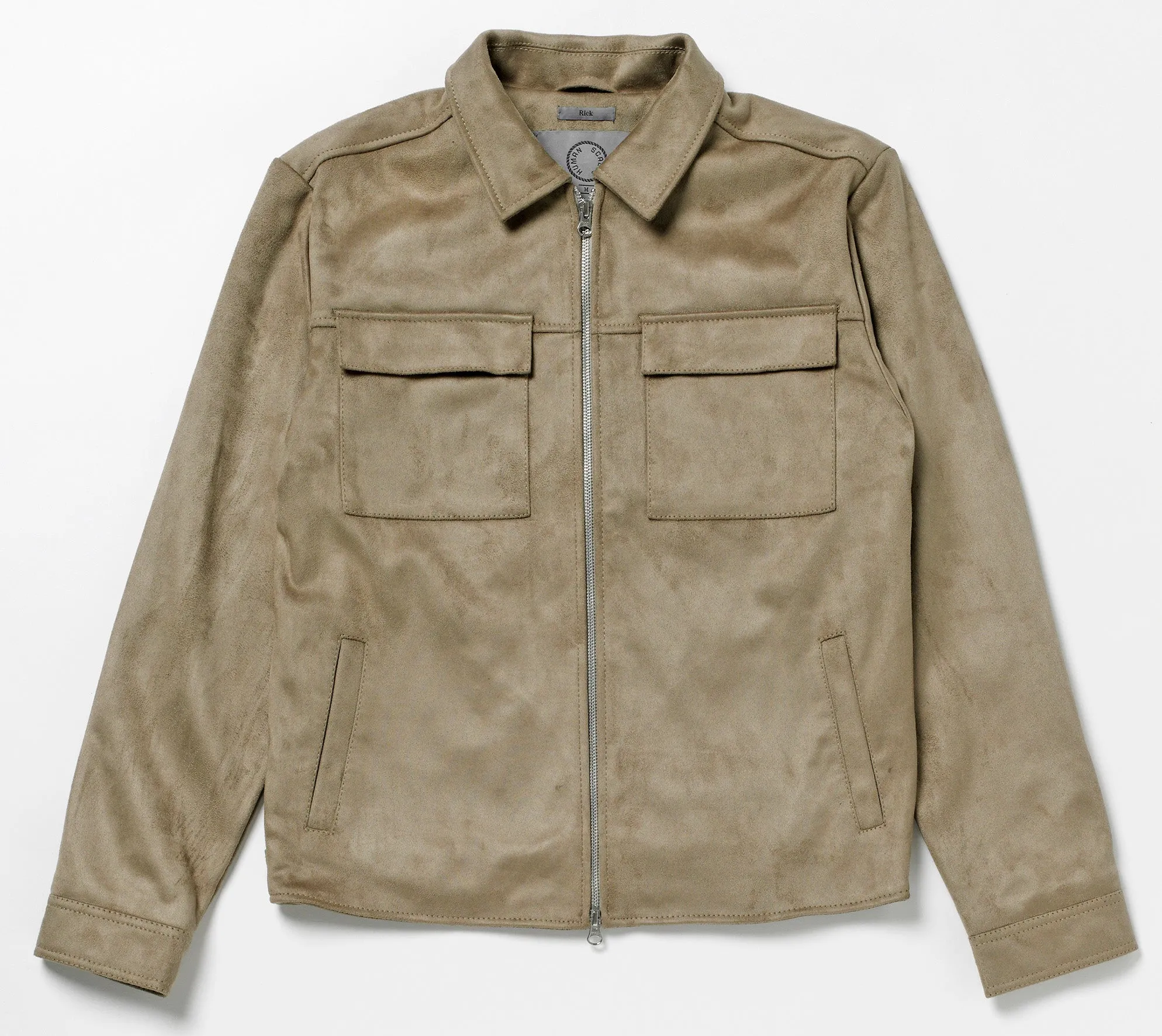 Rick vegan suede Lt grey