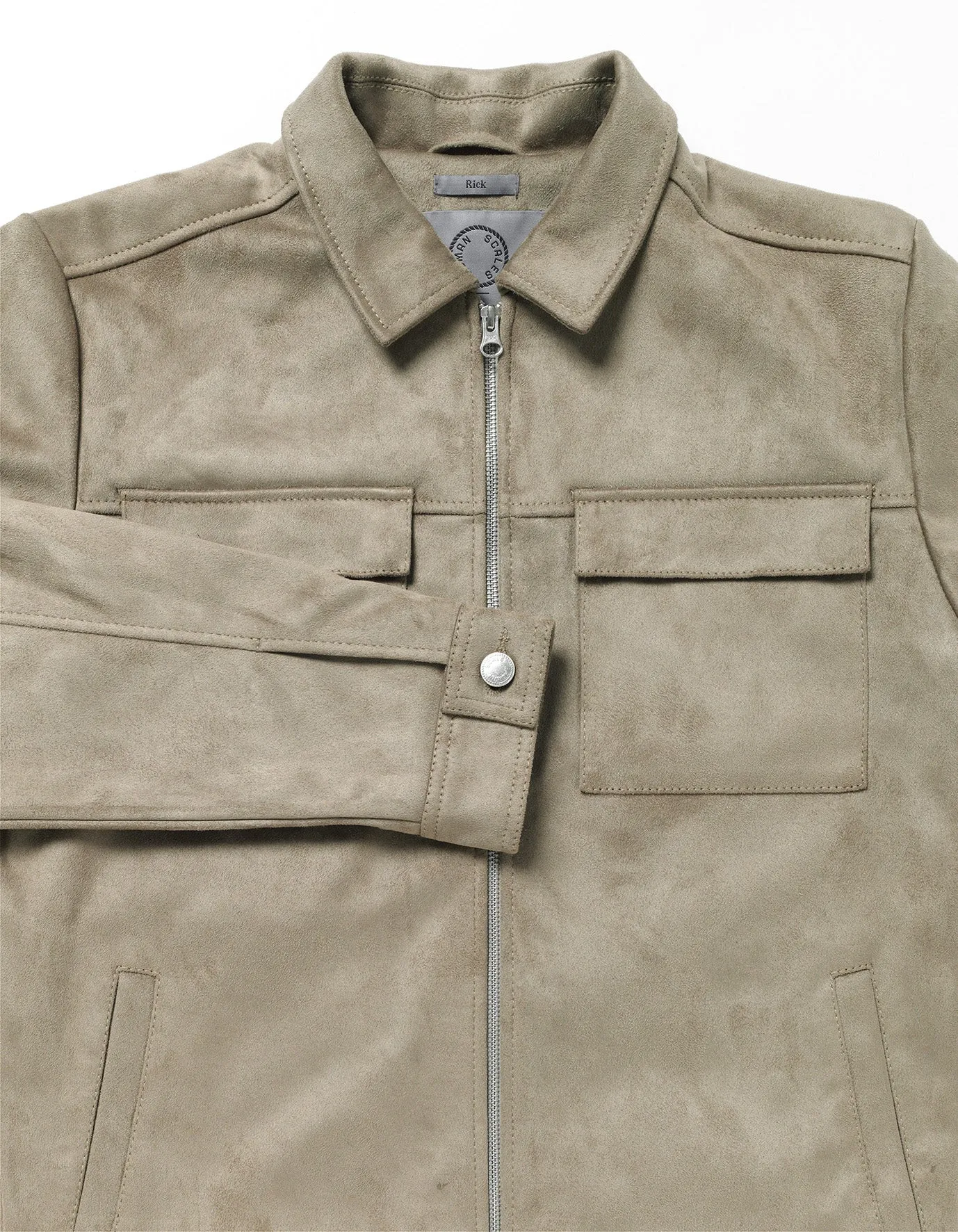 Rick vegan suede Lt grey