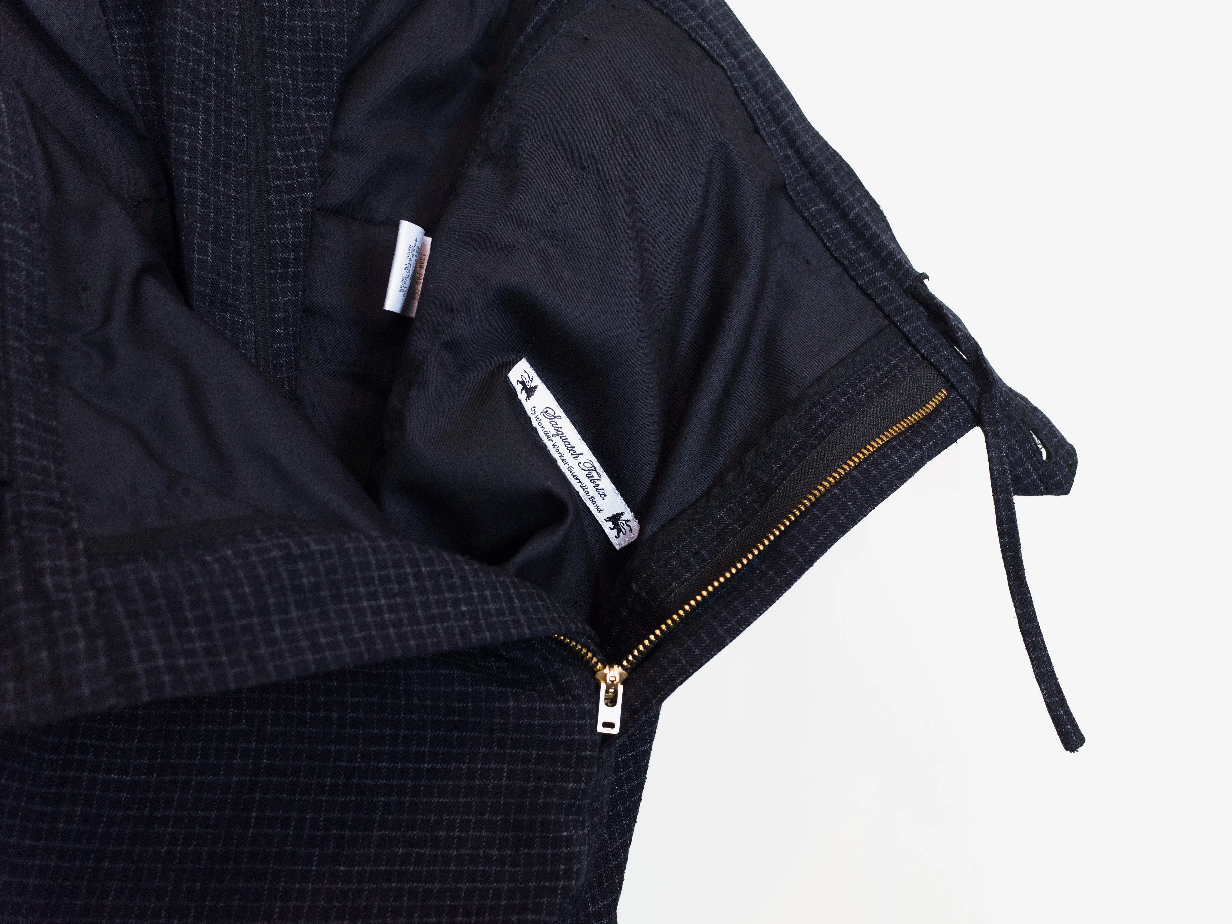 Sasquatchfabrix AW13 Tapered Micro Grid Trousers