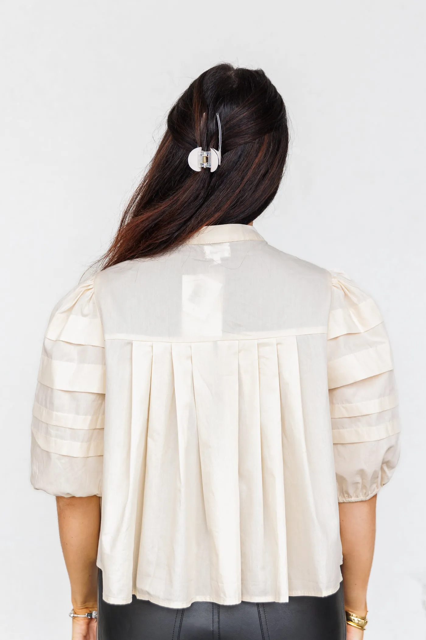 TAYTUM PINTUCK TOP