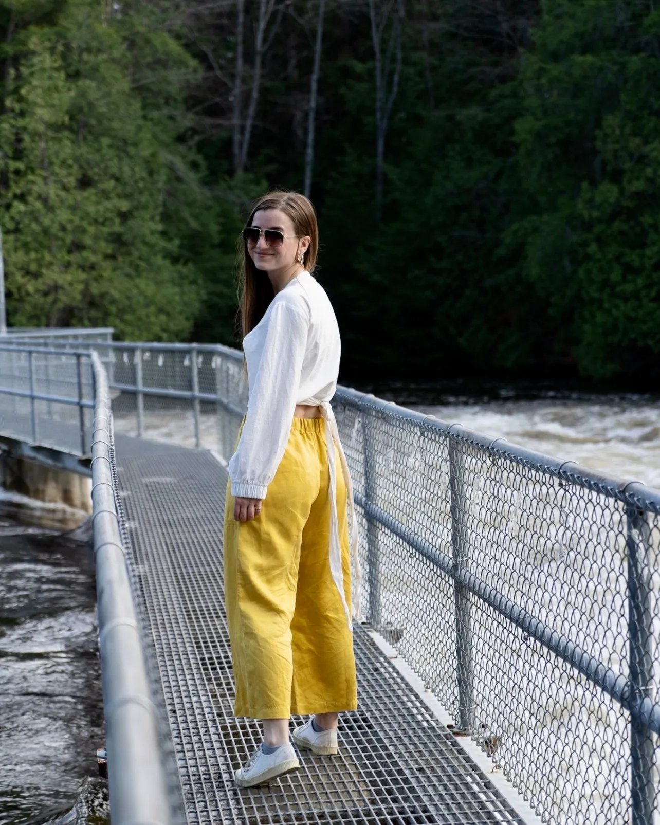 Vanessa Bruno Linen-Blend Wide Leg Pant - S/M