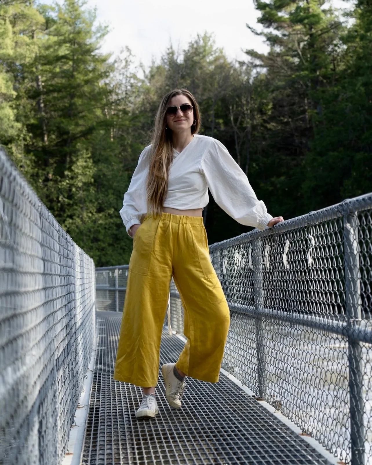 Vanessa Bruno Linen-Blend Wide Leg Pant - S/M