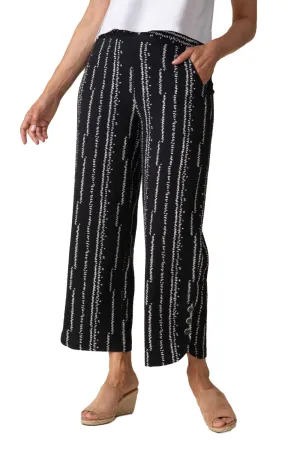 Women's Habitat Crinkle Crepe Tulip Hem Crop Black
